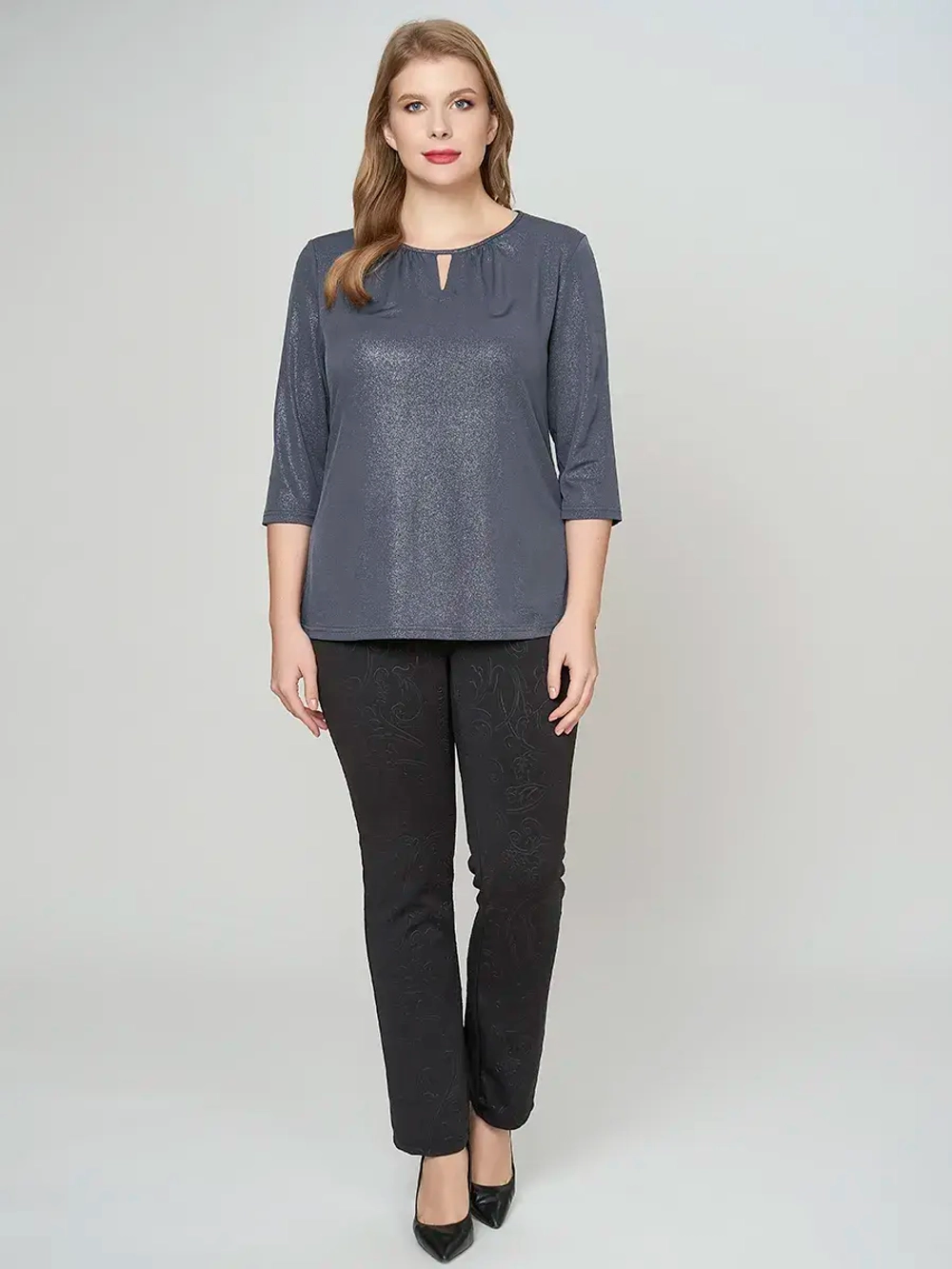 Блузка нарядная с блеском