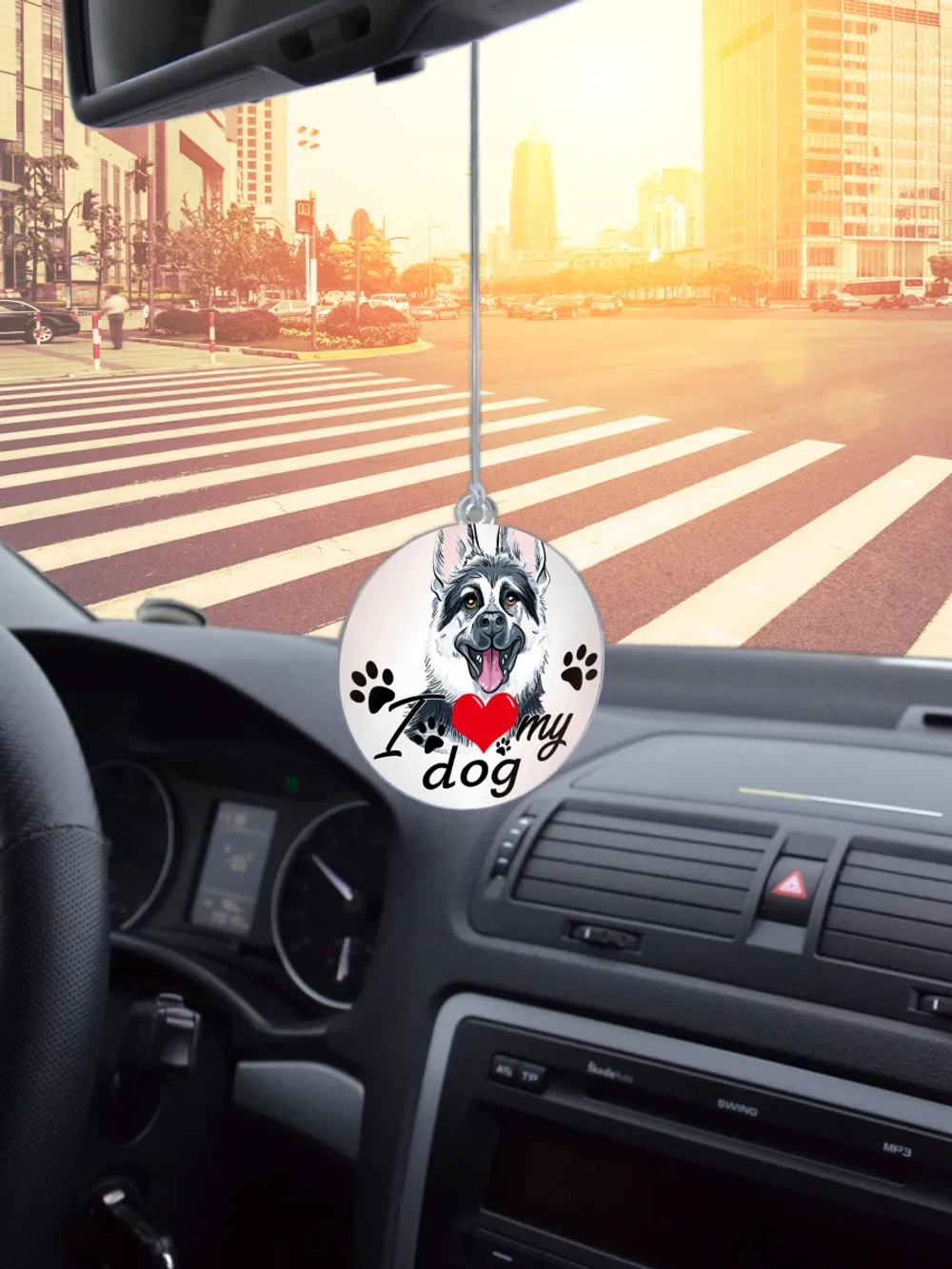 Подвеска в машину - Восточноевропейская овчарка