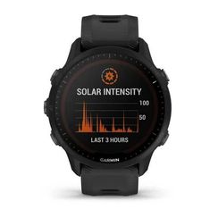 Умные часы Garmin Forerunner 955 Solar с черным ремешком
