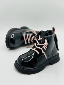 Детские осенние ботинки Buba Black Autumn