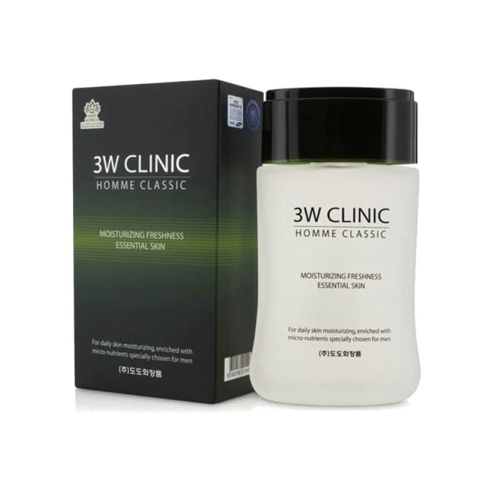 Тоник для лица 3W Clinic Homme Classic Moisturizing Freshness Essential Skin увлажняющий освежающий для мужчин 150 мл