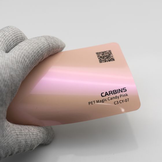 Веер образцов виниловой цветной пленки Carbins