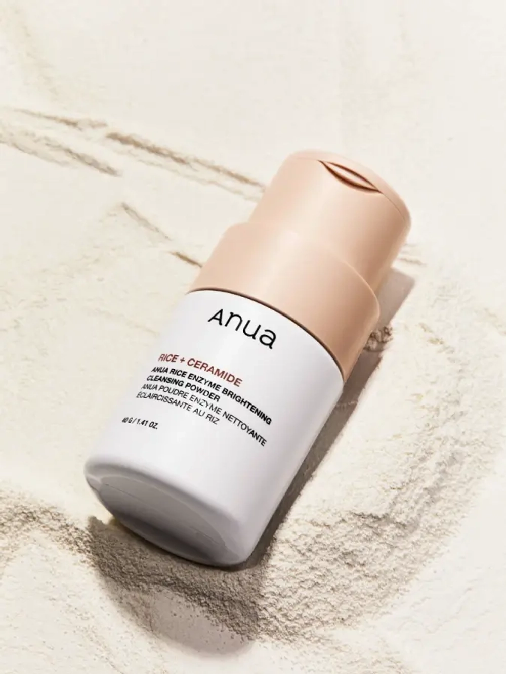 ANUA Энзимная пудра смягчающая с рисовым экстрактом Rice Enzyme Brightening Cleansing Powder (40 г)