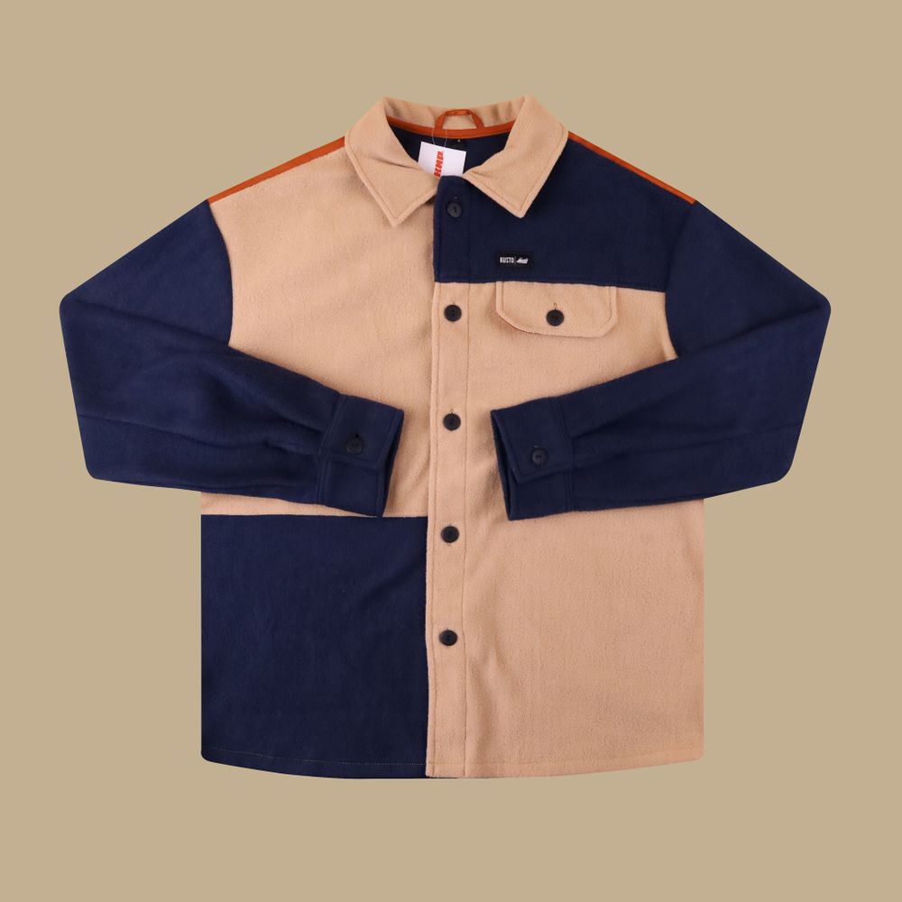 Флисовая рубашка Kusto Shirt Puzzle (navy)