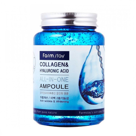 Сыворотка для лица FarmStay Collagen & Hyaluronic Acid All-in-One Ampoule 250 мл