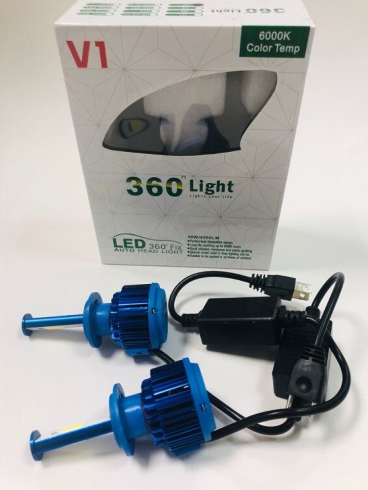 Лампа H7 40V LED 4000LM/6000K с стабилизатором 2 шт (TLT)