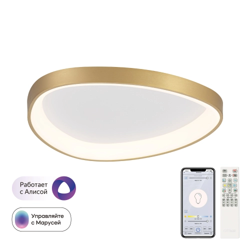 Потолочная светодиодная люстра Citilux Genka Smart CL756A142 LED RGB