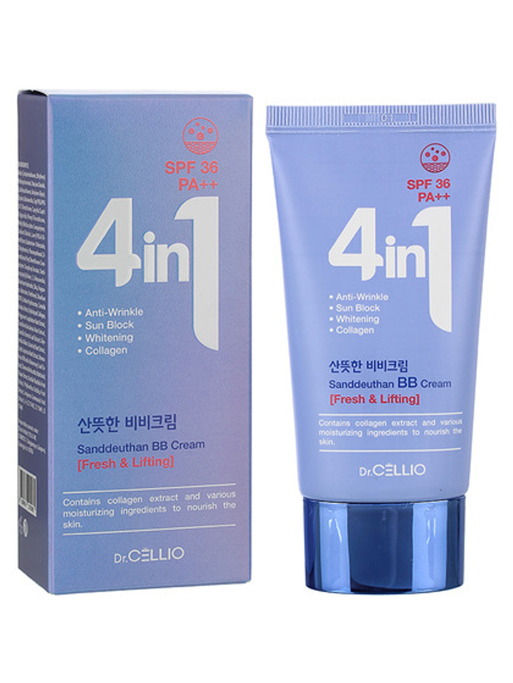 Dr.CELLIO BB крем для лица 4 In 1 Sandeunhan BB Cream, 50мл