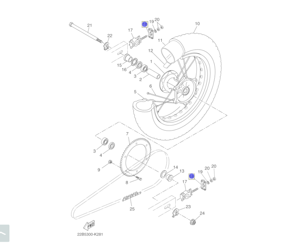 Пластина Yamaha 5VK-F2174-00-00