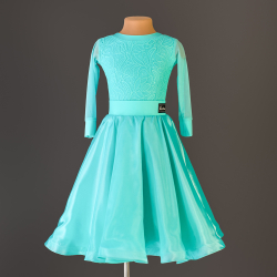 бирюзовое платье