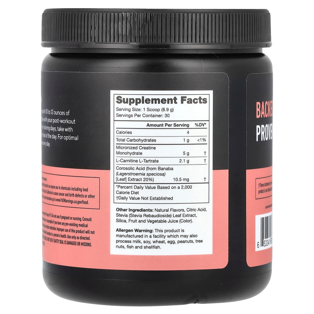 Legion Athletics, Recharge, послетренировочный напиток, фруктовый пунш, 267 г (0,59 фунта)