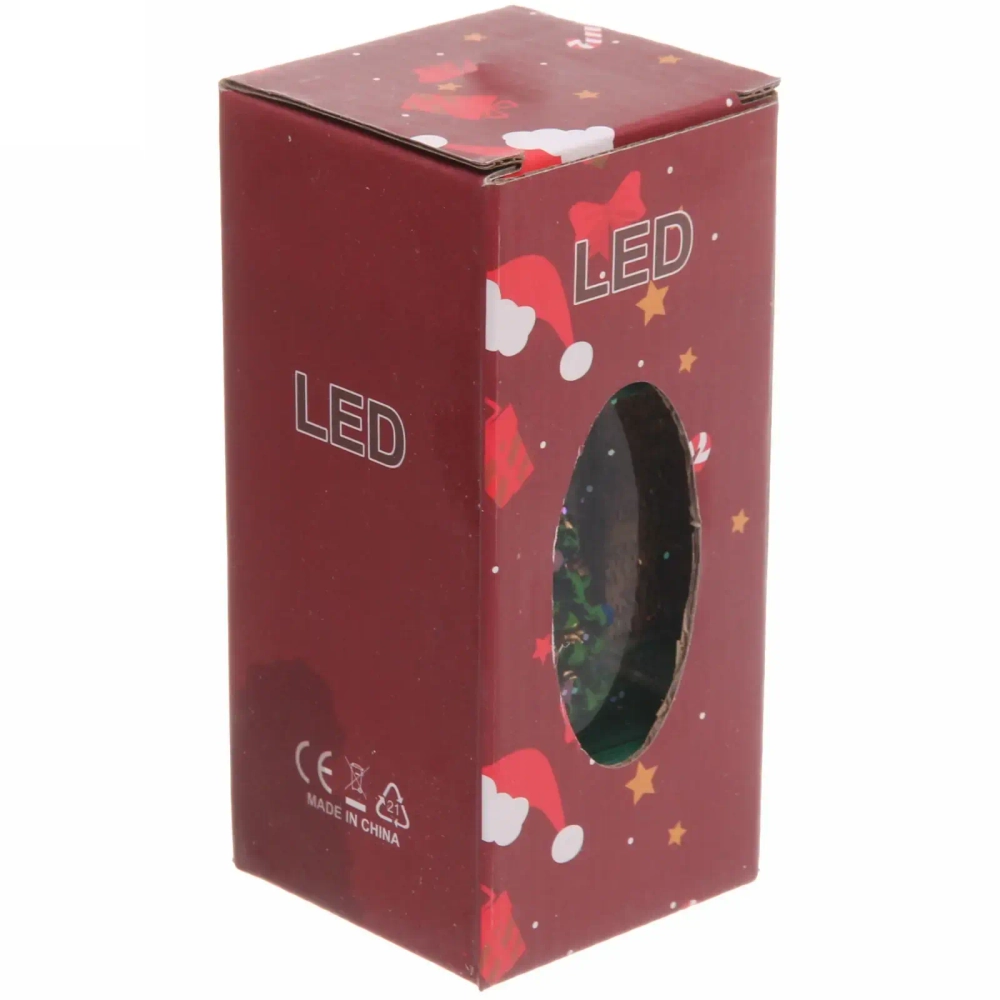 Сувенир с подсветкой Christmas «Подарок - Сказочная ёлочка» 5,5х11,5 см, зеленый