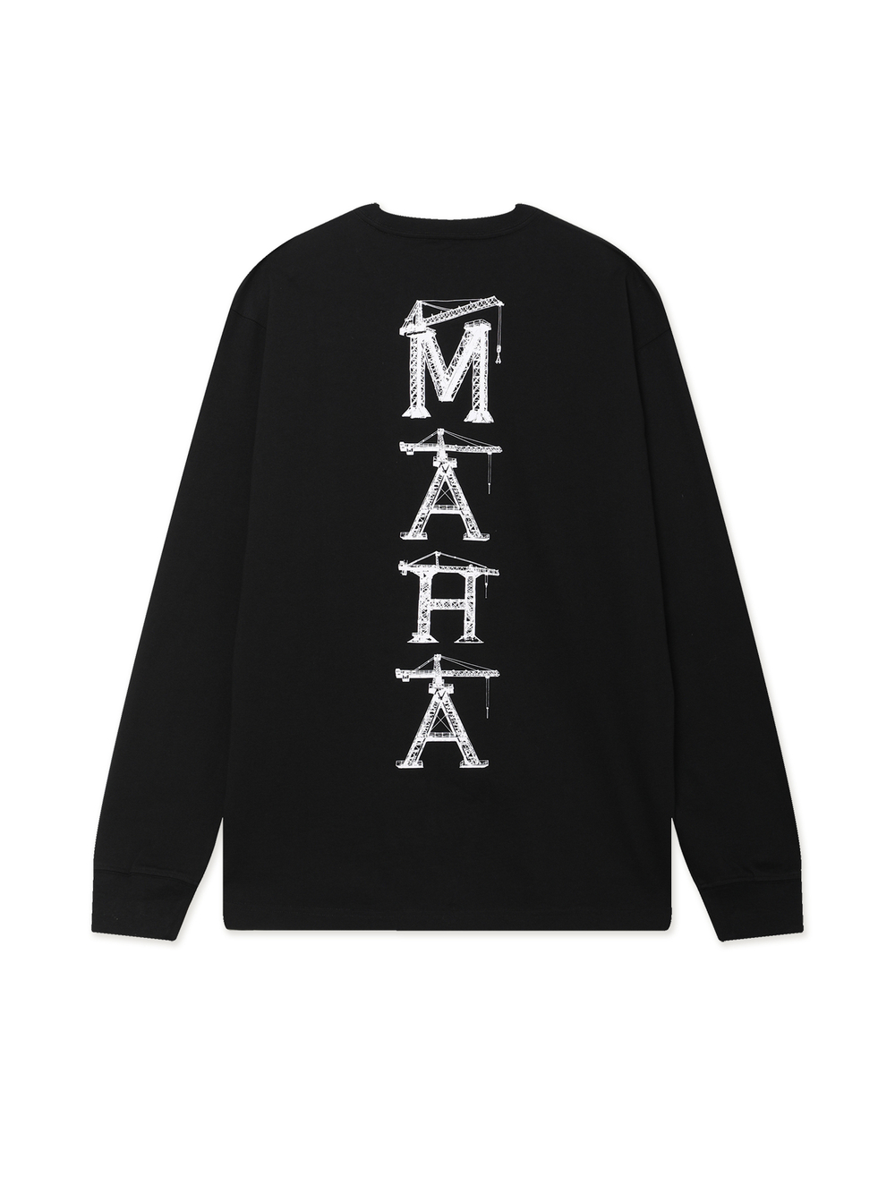 Мужской Лонгслив Maha Cranes Industrial Crane Letters Print
