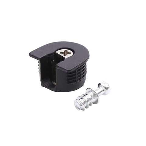 Эксцентрик пластиковый со штоком D 20мм, черный, Lemax prof