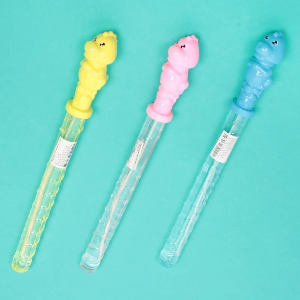 Мыльные пузыри «Милый динозавр», 36 см (110 мл) , микс