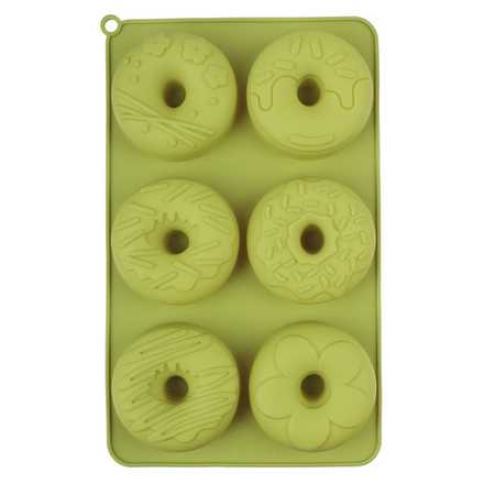 VETTA Форма силиконовая 6 ячеек, 27x16,5x3см "Пончики"