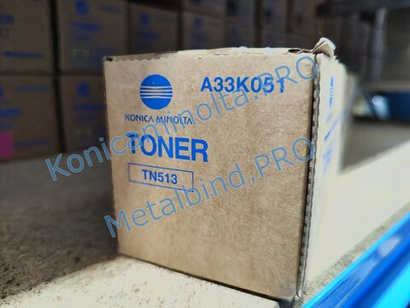 Тонер TN-513K Konica Minolta оригинальный черный A33K051