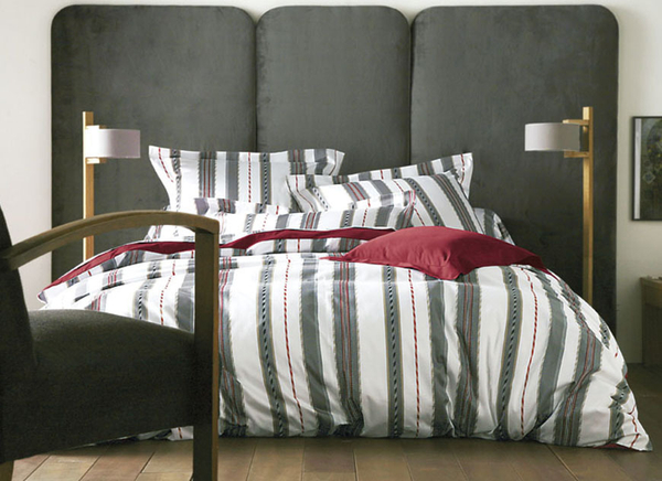 Простыня 280x320 Blanc des Vosges Oxford Ardoise