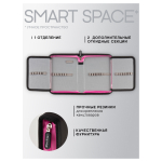 Пенал 1 отделение, 200*140*40 мм, Berlingo "Beauty", 2 дополнительные откидные секции, полиэстер