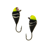 Мормышка вольфрамовая LumiCom КАПЛЯ С УШКОМ (обмазка с камнем-винт), 2,5мм BLPd, 10 штук в упаковкеук в упаковке