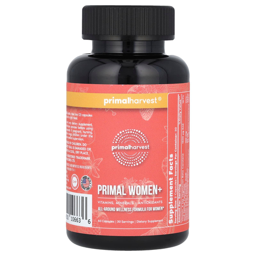Primal Harvest, Primal Women+, 60 капсул