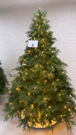 елка с встроенной гирляндой "Престиж" литая