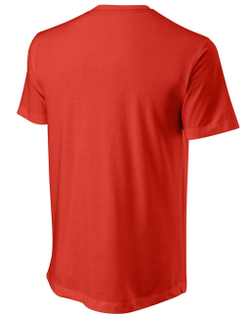 Мужская теннисная футболка Wilson Tennis Club Tech Tee M - fiesta