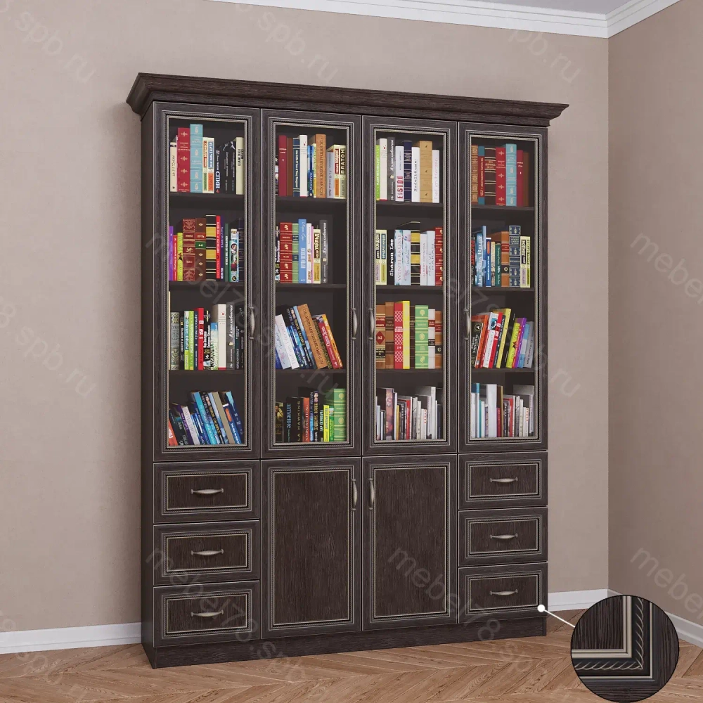 Шкаф книжный 4/4