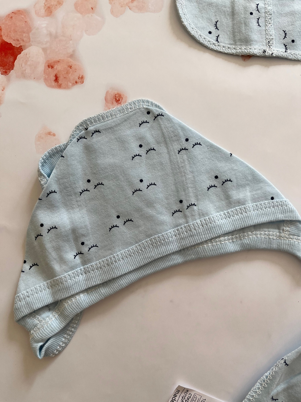 Комплект на выписку 3 предмета "Jana" (Кофточка, ползунки, шапочка) (Цвет: Розовый, Размер: 56)