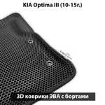 Передние автомобильные коврики ЭВА с бортами для KIA Optima III (10-15г.)