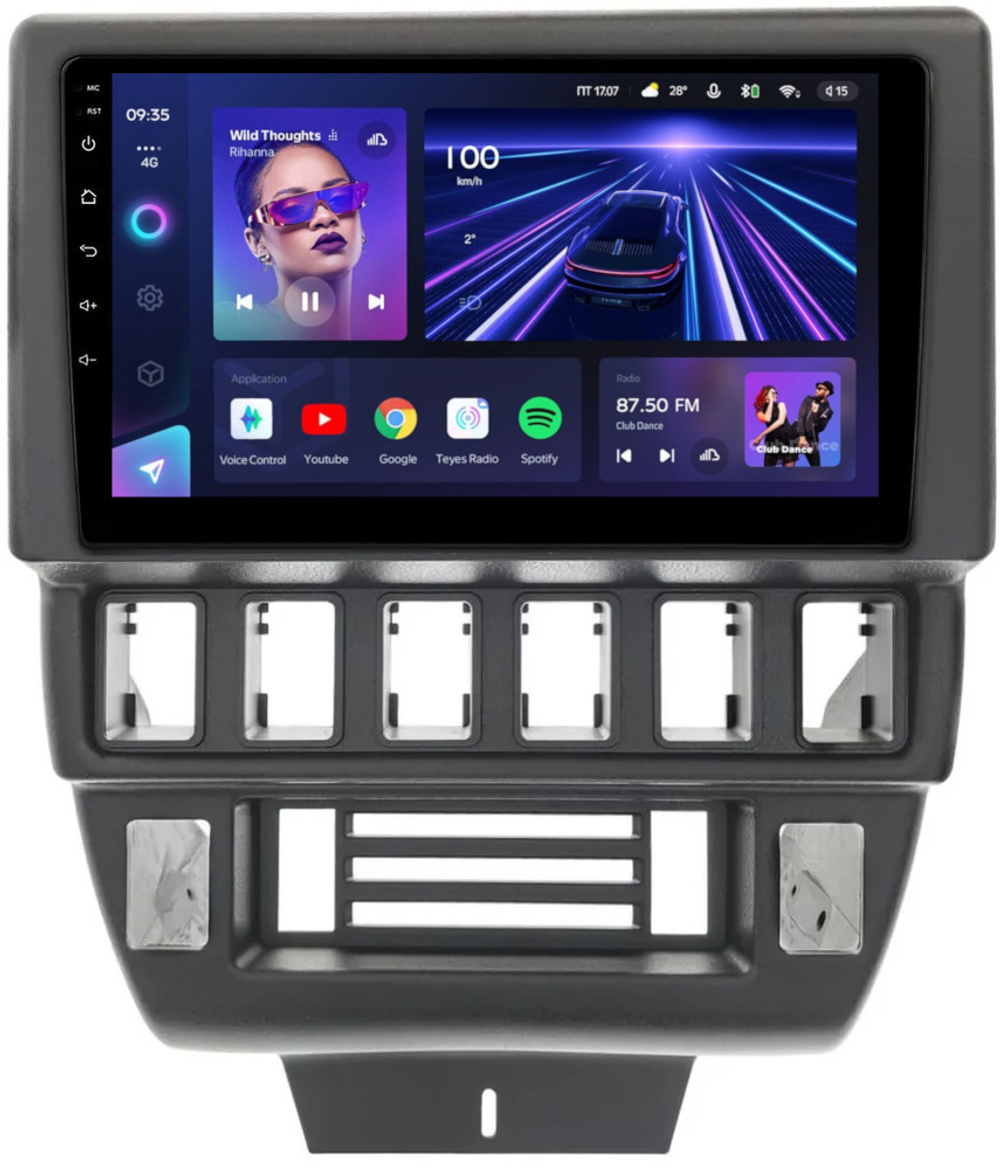 Магнитола для Lada 4x4, Urban, Bronto 1993-2019 - Teyes CC3 Android 10, ТОП процессор, 4/32 Гб, CarPlay, SIM-слот, 4-32