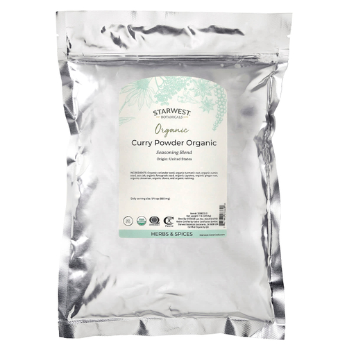 Starwest Botanicals, Органический порошок карри, 453,6 г (1 фунт)