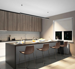 DK9204-BK Линейный светильник 52W 2000mm 4000K, черный