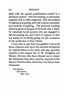 How to Identify Portrait Miniatures | G. C. Williamson