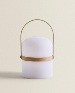 Zara Home Настольная лампа, цвет белый, 26.5 см