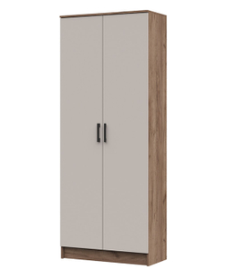 Машенька ШК 204 Шкаф с перегородкой Дуб крафт табачный / Кашемир