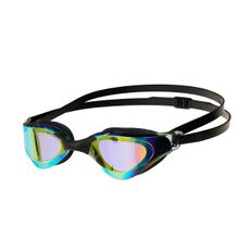 Очки для плав.TORRES Pro, SW-32521MR, зерк.линзы.,чёрная оправа, дв.рег.ремешок