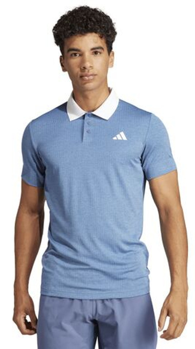Мужское теннисное поло Adidas Club Tennis Freelift Polo Shirt - preloved ink/blue burst