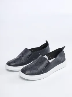 Мокасины летние с перфорацией