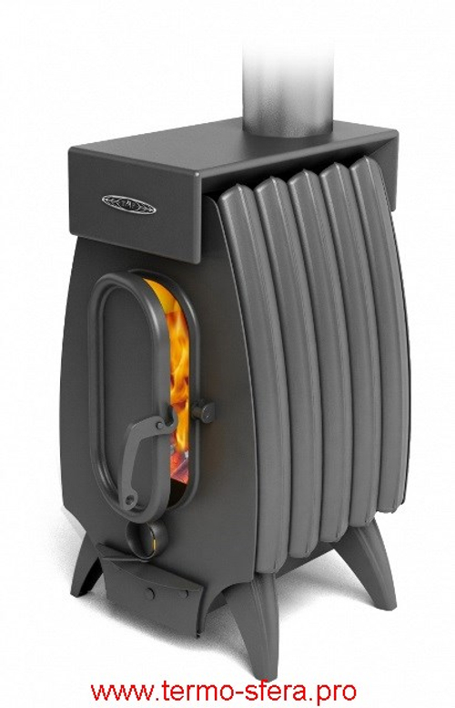 Печь на дровах ТМФ Огонь-Батарея 5 Антрацит Лайт