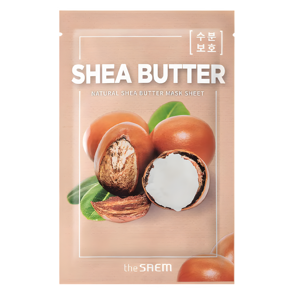 The Saem Natural Shea Butter Mask Sheet Маска тканевая с экстрактом масла ши