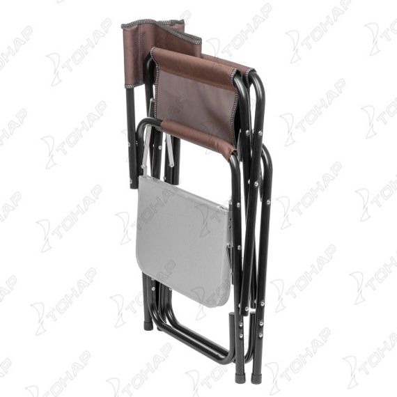 Кресло директорское с отк.стол. труба d22 коричнев (T-PR-DC-95100T-BN) PREMIER fishing (пр-во Тонар)