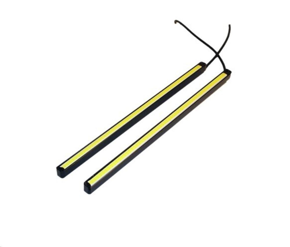 Дневные ходовые огни 12V COB метал. корпус 205 мм (к-т 2шт) (Вымпел)