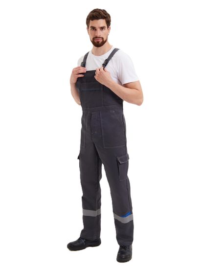 Костюм "Грань" (куртка с капюшоном+п/к) цв. серый