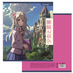 Тетрадь 48л., А5, линия, Alingar "Anime", скрепка, мелованный картон (стандарт), блок офсет, 4 дизайна в пленке т/у
