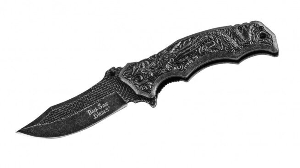 Дизайнерский нож Dark Side Blades Spring Assisted DS-A058 Black