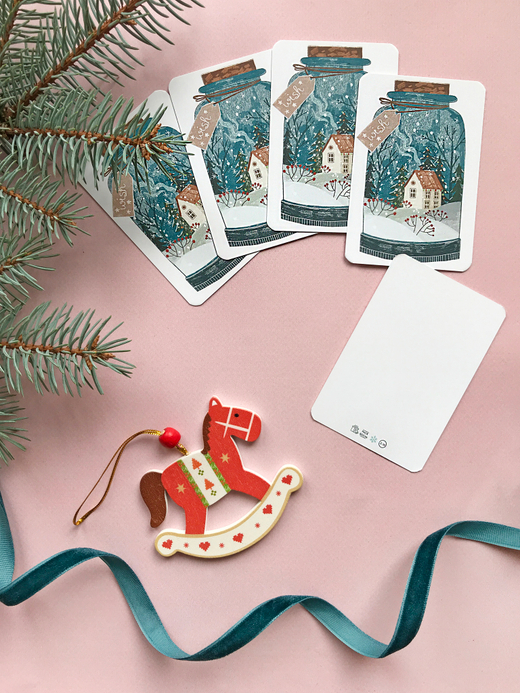 Открытка "Winter" 6 × 9 см