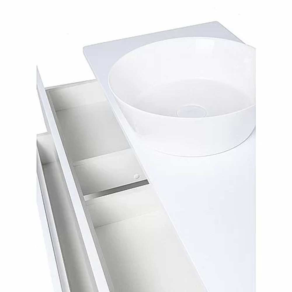 Тумба с раковиной Orange Otto Ot-100TuMDF+B08-360W 100 белая