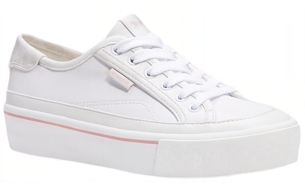 COACH Coach CitySole Citysole leather comfortable and breathable low-cut fashion sneakers women's white