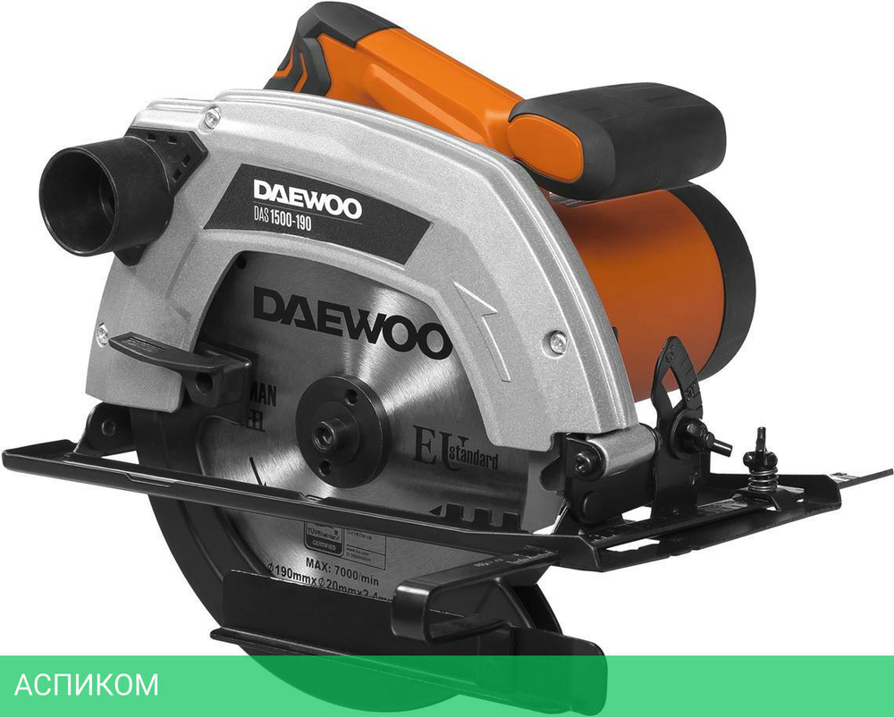 Дисковая (циркулярная) пила Daewoo DAS1500-190